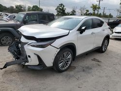 Salvage cars for sale from Copart Riverview, FL: 2022 Lexus NX 350H