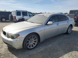 BMW 745 LI salvage cars for sale: 2004 BMW 745 LI