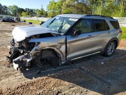 Salvage cars for sale at Fairburn, GA auction: 2021 Ford Explorer XLT
