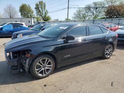 Salvage cars for sale from Copart Moraine, OH: 2017 Ford Fusion SE Hybrid