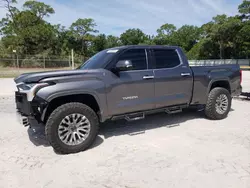 Toyota salvage cars for sale: 2023 Toyota Tundra Crewmax Limited