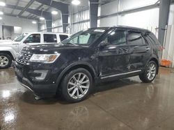 Ford Explorer salvage cars for sale: 2017 Ford Explorer Limited