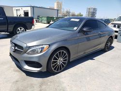 Salvage cars for sale at New Orleans, LA auction: 2018 Mercedes-Benz C300