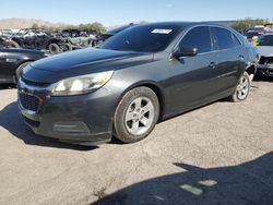 Salvage cars for sale at Las Vegas, NV auction: 2015 Chevrolet Malibu LS