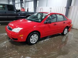 Ford Focus salvage cars for sale: 2007 Ford Focus ZX4