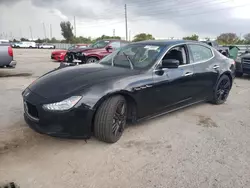 Salvage cars for sale at Miami, FL auction: 2015 Maserati Ghibli