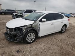 Salvage cars for sale at Temple, TX auction: 2017 Nissan Sentra S