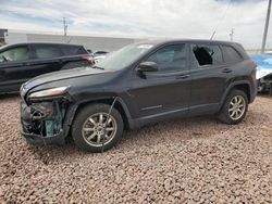 Jeep Cherokee Sport salvage cars for sale: 2015 Jeep Cherokee Sport