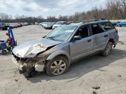 Salvage cars for sale from Copart Ellwood City, PA: 2008 Subaru Outback 2.5I