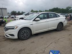 Salvage cars for sale at Florence, MS auction: 2019 Volkswagen Jetta SEL