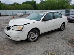 Chevrolet Malibu LS salvage cars for sale: 2008 Chevrolet Malibu LS