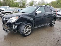 Salvage cars for sale from Copart Ellwood City, PA: 2016 Chevrolet Equinox LTZ