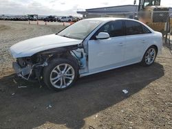 Salvage cars for sale at San Diego, CA auction: 2013 Audi A4 Prestige