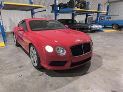 Salvage cars for sale at Houston, TX auction: 2013 Bentley Continental GT V8