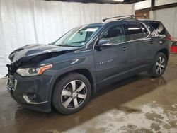 Salvage cars for sale at Ebensburg, PA auction: 2018 Chevrolet Traverse LT