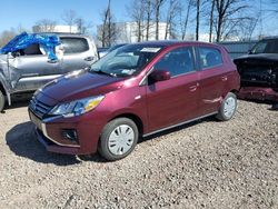 Salvage cars for sale from Copart Central Square, NY: 2021 Mitsubishi Mirage ES