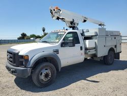 Salvage trucks for sale at Fresno, CA auction: 2008 Ford F450 Super Duty