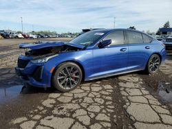 Salvage cars for sale from Copart Woodhaven, MI: 2020 Cadillac CT5-V