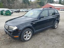 Salvage cars for sale at Mendon, MA auction: 2008 BMW X3 3.0SI