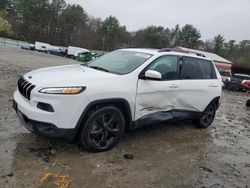 Salvage cars for sale from Copart Mendon, MA: 2018 Jeep Cherokee Limited