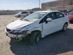 Salvage cars for sale from Copart Fredericksburg, VA: 2015 Honda Civic LX