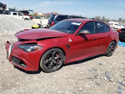 Salvage cars for sale at auction: 2017 Alfa Romeo Giulia Quadrifoglio