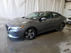 Salvage cars for sale at Albany, NY auction: 2021 Nissan Sentra SV