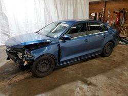 Salvage cars for sale from Copart Ebensburg, PA: 2017 Volkswagen Jetta S