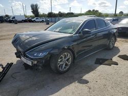 Salvage cars for sale at Miami, FL auction: 2021 Hyundai Sonata SEL