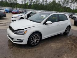 Salvage cars for sale at Harleyville, SC auction: 2015 Volkswagen Golf