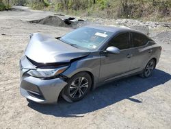 Salvage cars for sale at Marlboro, NY auction: 2020 Nissan Sentra SV