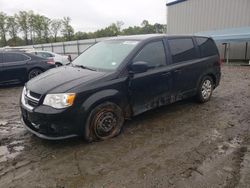 Salvage cars for sale at Spartanburg, SC auction: 2018 Dodge Grand Caravan SE