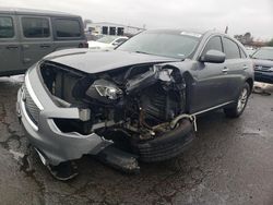 Salvage cars for sale at New Britain, CT auction: 2017 Infiniti QX70