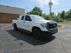 Salvage cars for sale from Copart Oklahoma City, OK: 2018 Toyota Tundra Double Cab SR/SR5