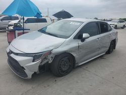 Salvage cars for sale from Copart Grand Prairie, TX: 2020 Toyota Corolla LE