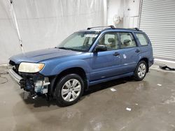 Salvage cars for sale at Albany, NY auction: 2008 Subaru Forester 2.5X