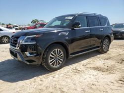 Salvage cars for sale from Copart Haslet, TX: 2021 Nissan Armada SL
