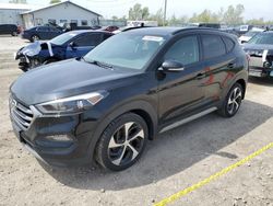 Salvage cars for sale from Copart Pekin, IL: 2017 Hyundai Tucson Limited
