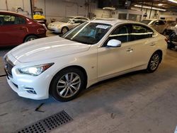 Salvage cars for sale from Copart Wheeling, IL: 2015 Infiniti Q50 Base