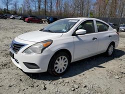 Salvage cars for sale at Waldorf, MD auction: 2017 Nissan Versa S