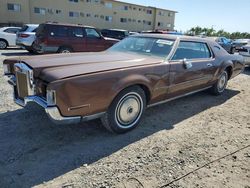 Lincoln Continental salvage cars for sale: 1972 Lincoln Continental