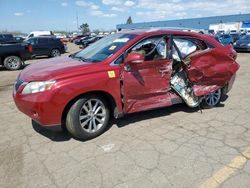 Salvage cars for sale from Copart Woodhaven, MI: 2010 Lexus RX 350