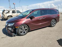 Salvage cars for sale from Copart Greenwood, NE: 2018 Honda Odyssey Elite