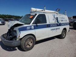 Salvage trucks for sale at Houston, TX auction: 2008 Chevrolet Express G2500