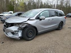 Salvage cars for sale from Copart Bowmanville, ON: 2019 Honda Odyssey EXL