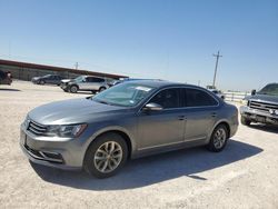 Vehiculos salvage en venta de Copart Andrews, TX: 2016 Volkswagen Passat S