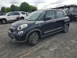 Fiat 500 salvage cars for sale: 2014 Fiat 500L Trekking