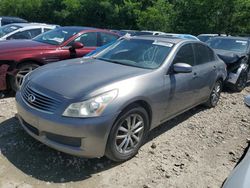 Salvage cars for sale from Copart Grand Prairie, TX: 2007 Infiniti G35