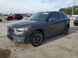 Salvage cars for sale at Oklahoma City, OK auction: 2016 Mazda CX-5 GT