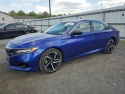 Salvage cars for sale at York Haven, PA auction: 2021 Honda Accord Sport